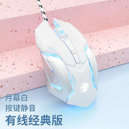 Frontline Pink Gaming Mouse Wireless Bluetooth Silent Mechanical Gaming Mouse, Cute RGB Computer Mouse for Gaming, Office & Laptop