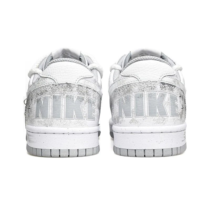 Custom Sneakers Nike Dunk Low "Wao" Special Gift Bag Edition High Street Deconstructed Hand-Painted Oriental Gradient For Men