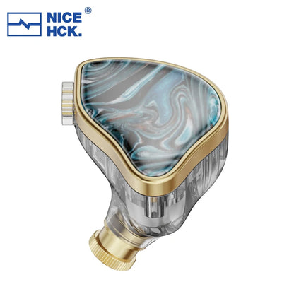 NICEHCK NX7MK4 HiFi Earphones 7 Driver Hybrid Audiophile IEM with Stabilized Wood Faceplate, Replaceable Tuning Filters, Wired Earbuds