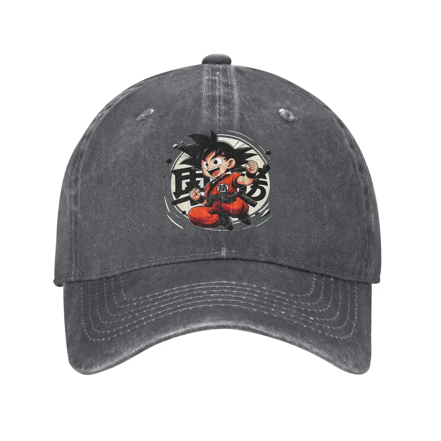 Goku Anime Dragon Ball Men Women Baseball Caps Distressed Denim Hats Cap Vintage Outdoor Running Adjustable Fit Headwear, produit gaming premium Fraquane