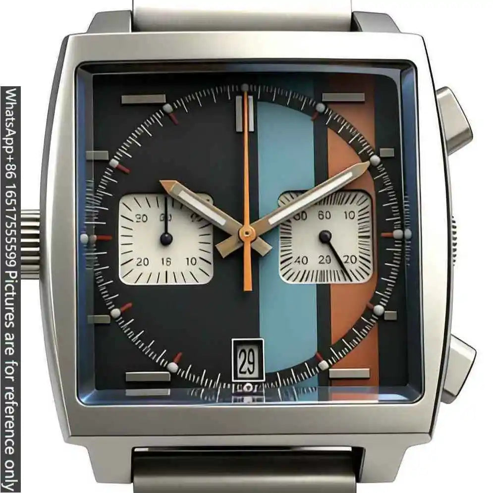 40mm Men Luxury Watch in 904L Steel Quartz Movement Exquisite Heritage e-t