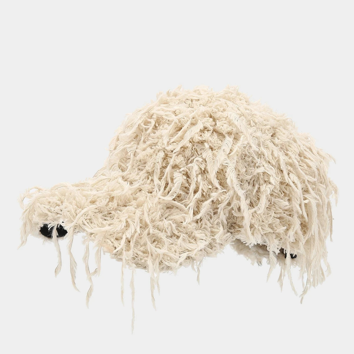 Winter Solid Color M-Label Lamb Wool Baseball Cap for Women, Outdoor Warm Casual Fashion Versatile Plush Duckbill Cap