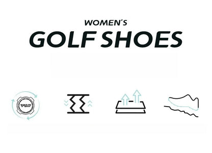 PGM Women Golf Shoes Summer Heat Dissipation Breathable Holes High Elasticity Height Outdoor Sports Sneakers XZ430
