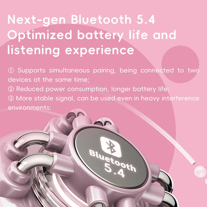 FiiO ANYTIME Bluetooth 5.4 Wireless Headphones with Noise Cancelling, Hi-Res Audio Over-Ear Bluetooth Headphones with Mic, Premium Wireless Earphones