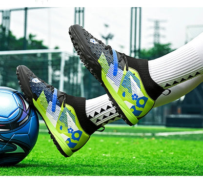 Football Boots Men Professional Soccer Shoes Sneaker Field Long Spikes Outdoor Competition Non Slip Comfortable Training Shoes