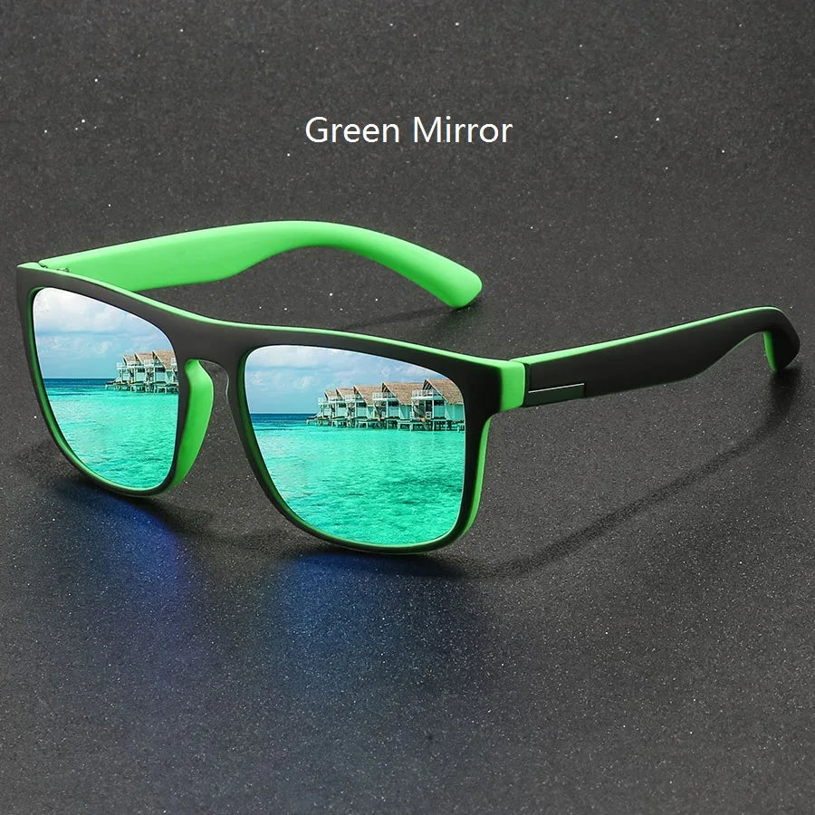 Classic Vintage Fashion Square Sunglasses Fashion Luxury Brand Men Women Fishing Driving Eyewear Designer Sun Glasses