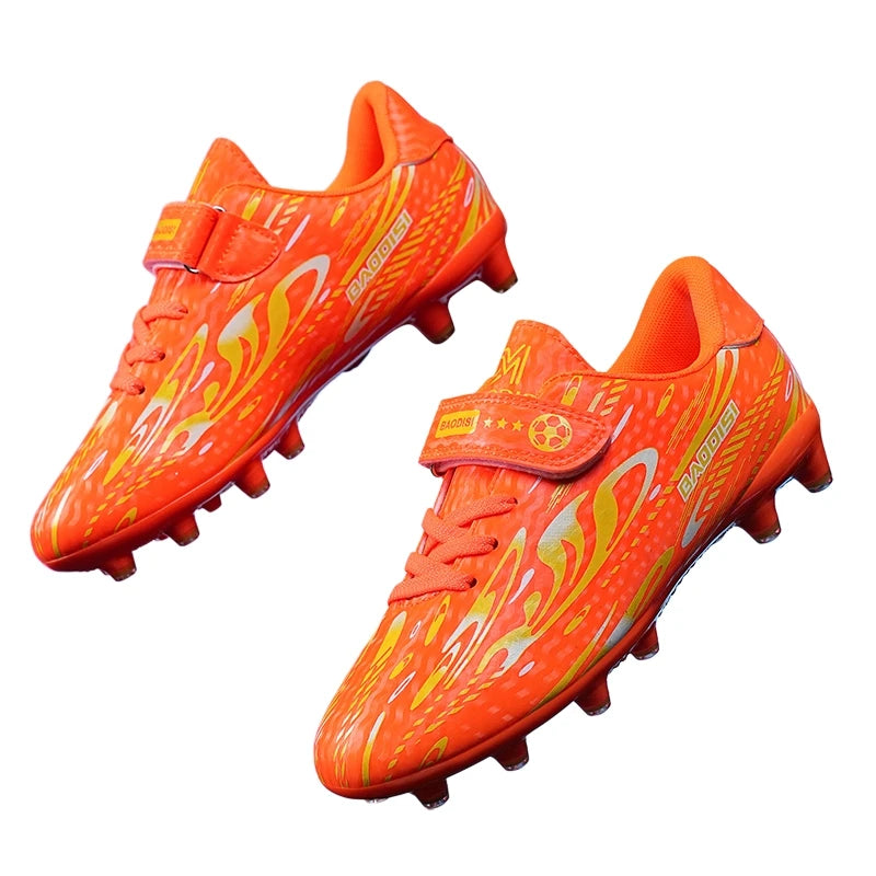 Chaussures de football pour enfants, garçons et filles, crampons d'entraînement, chaussures de football pour jeunes, chaussures de football pour petits/grands, chaussures de football professionnelles pour l'extérieur