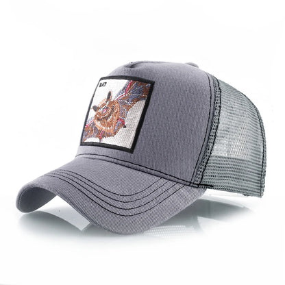 Streetwear Trucker Caps With Scorpion Patch Men's Snapback Hip Hop Baseball Cap For Women Four Seasons Fashion Casquette Hats