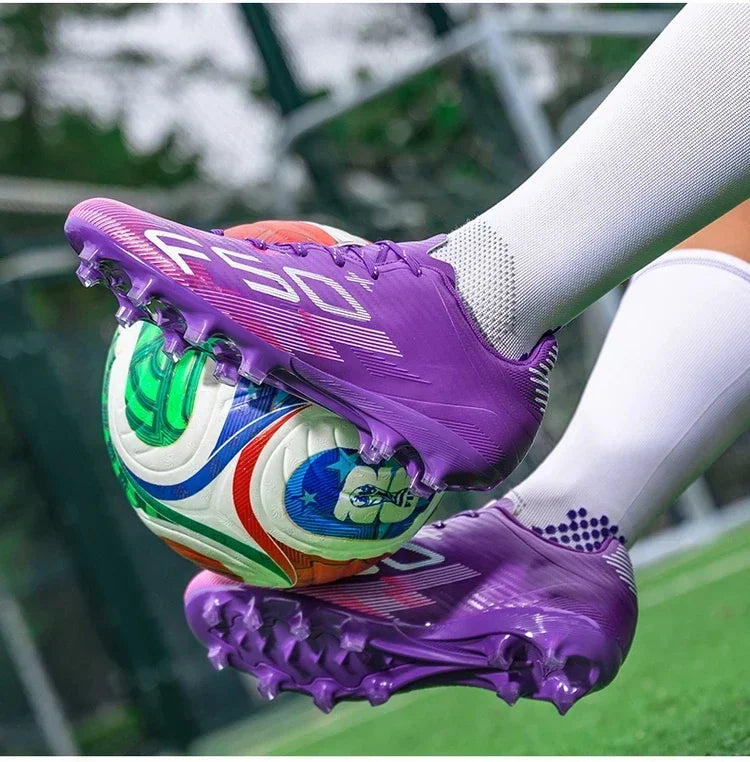 Nouvelles chaussures de football pour hommes, adaptées à la pratique sur gazon, ultralégères, antidérapantes, baskets de sport pour activités de plein air, chaussures de football professionnelles, chaussures d'entraîne