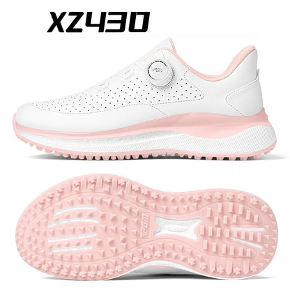 PGM Women Golf Shoes Summer Heat Dissipation Breathable Holes High Elasticity Height Outdoor Sports Sneakers XZ430