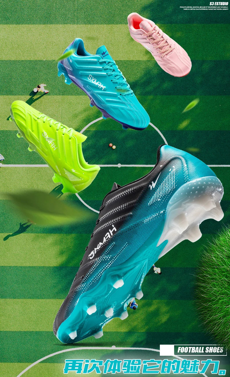 Buty piłkarskie Double Star Adult Youth AG – antypoślizgowe, wytrzymałe buty do piłki nożnej na sztuczną i naturalną trawę, przeznaczone do treningów i meczów, dla mężczyzn i kobiet