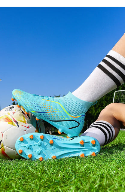 Men's Football Boots Professional Turf Futsal Match Grass Unisex Outdoor Training Soccer Shoes Soccer Cleats Non-slip Breathable