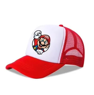 Casquettes de baseball décontractées Mario, casquettes universelles en polyester, articles pour enfants et chauffeurs routiers, casquettes ajustables pour adultes, accessoires d'anime