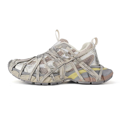 Chaussures à semelles épaisses pour hommes et femmes, pointures 36 à 45. Paris 3XL. Chaussures « Dad Shoes » pour gagner en hauteur. Chaussures épaisées respirantes. Chaussures de sport décontractées.