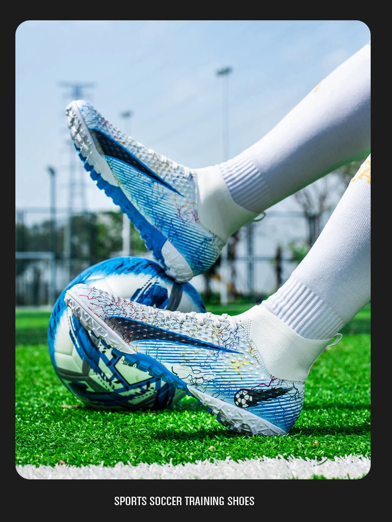 Męskie buty piłkarskie, dziecięce buty piłkarskie, damskie profesjonalne buty piłkarskie, antypoślizgowe buty TF/FG, sportowe buty piłkarskie do użytku na świeżym powietrzu