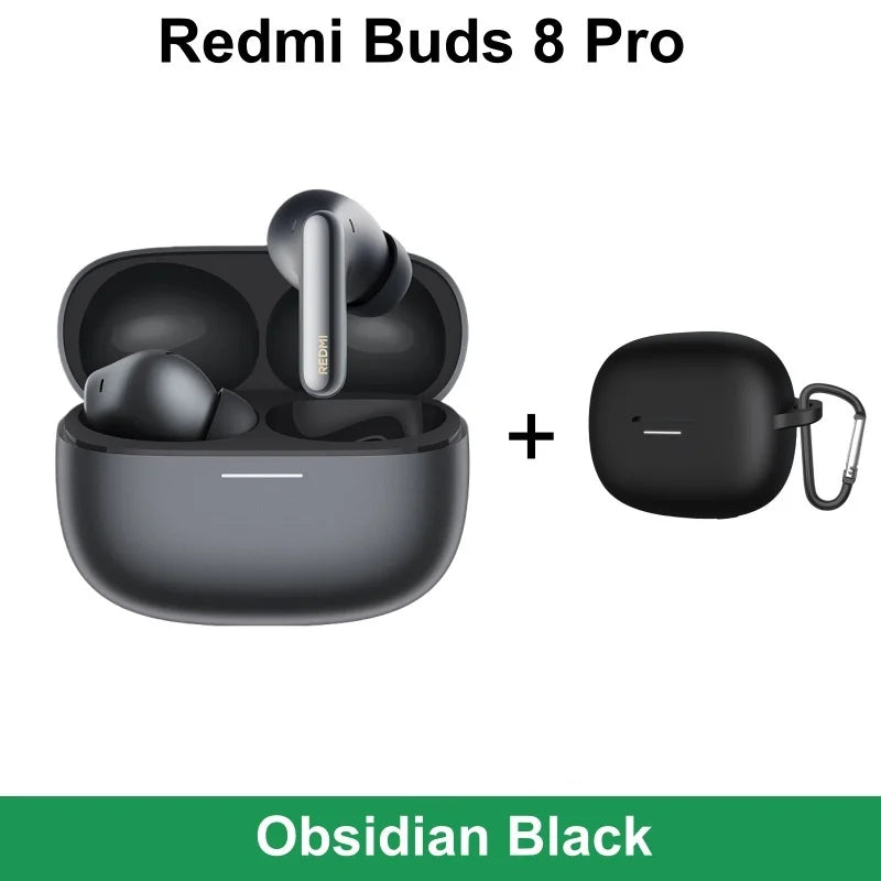 New Xiaomi Redmi Buds 8 Pro Wireless Bluetooth 5.4 Earbuds – 55dB Active Noise Cancelling TWS Earphones with AI Clear Call, 3-Mic System, Hi-Res Audio LDAC, Global Version