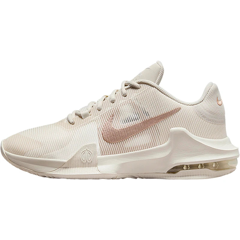 Nike Official Authentic Air Max Impact 4 Men's Durable Basketball Shoes DM1124-008