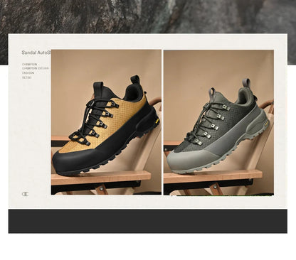 2025 New Hiking Shoes Non-Slip Grip Men's Spring Fall Outdoor Casual Sports Shoes Breathable Comfortable Durable Leisure Sneaker