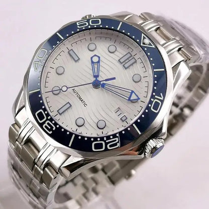 BLIGER Luxury 41mm Mechancial Men Watch Sapphire Glass NH35AMIYOTA PT5000 Movement Steel Bracelet Ceramic Bezel Date Function