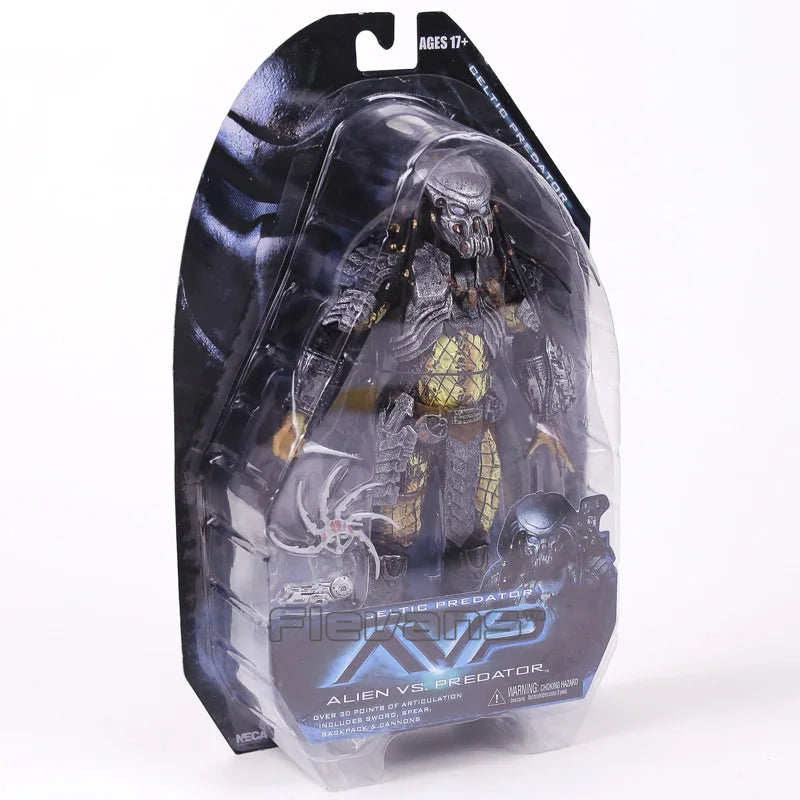NECA AVP Alien vs. Predator Chopper Celtic Scar Predator 7" Action Figure Joint Movable Model Toy