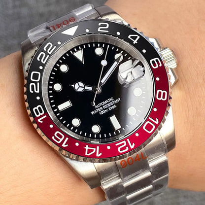 200m Waterproof Miyota8215 Automatic Men Watch Diver Watches 40mm Mechanical Movement Luminous Jubilee Strap Glide Lock Buckle