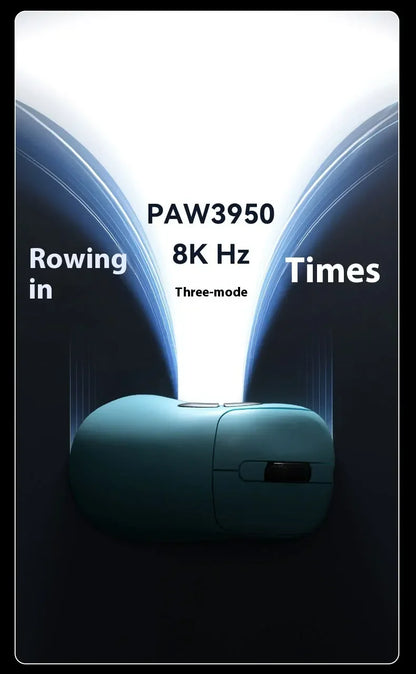 Ajazz AJ179 APEX langaton pelihiiri värinäytöllisellä telakalla, Bluetooth, PAW3395, 400mAh akku, 8000Hz virkistystaajuus