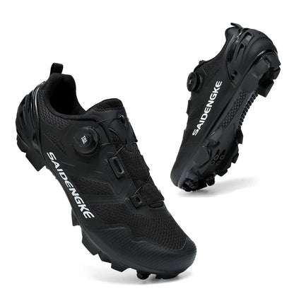 Unisex Cycling  MTB Shoes Men Mountain Sneakers Footwear Dirt Bike Racing Clit Bicycle Woman Mtb Speed Cleat Biking