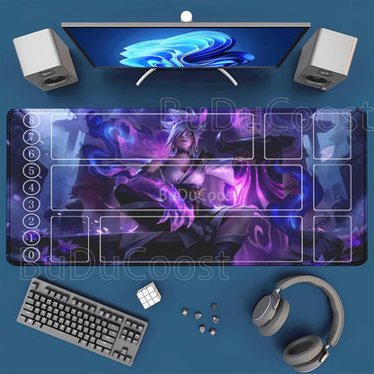 HD Printing playmat League of Mouse Pad Legends Riftbound Series TCG LOL Card 600x350mm office Stitched Edge Board Game Desk Mat