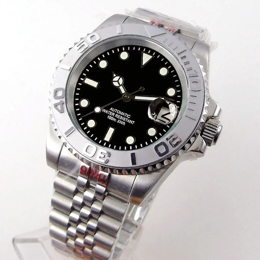200m Waterproof Miyota8215 Automatic Men Watch Diver Watches 40mm Mechanical Movement Luminous Jubilee Strap Glide Lock Buckle