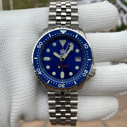 Mechanical Watch For Men STEELDIVE SD1973 Japan NH35 Automatic Movement Ceramic Bezel 200M Waterproof Classic Dive Small Abalone