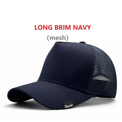 Oversize Trucker-kasket med store masker til mænd med stort hoved – XXL-baseballkasket – åndbar „Dad Hat“ – 58–60 cm, 60–65 cm