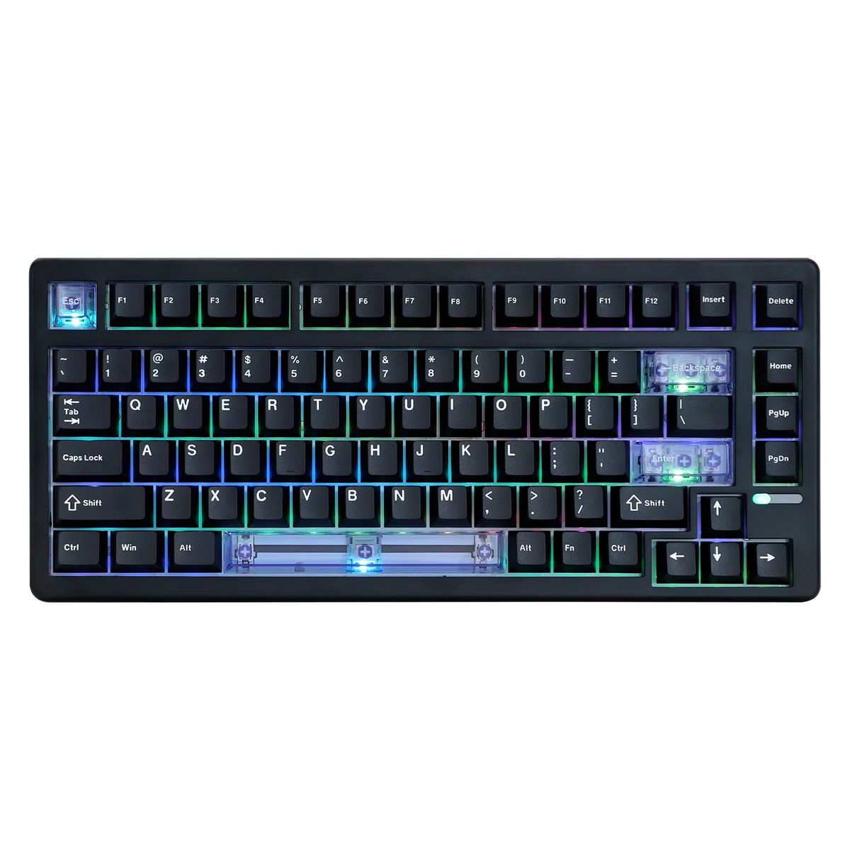 EPOMAKER HE80 75% US QWERTY Layout Hot-Swap Creamy Gasket Wired Hall Effect Magnetic Mechanical Keyboard DKS SOCD for PC/Mac