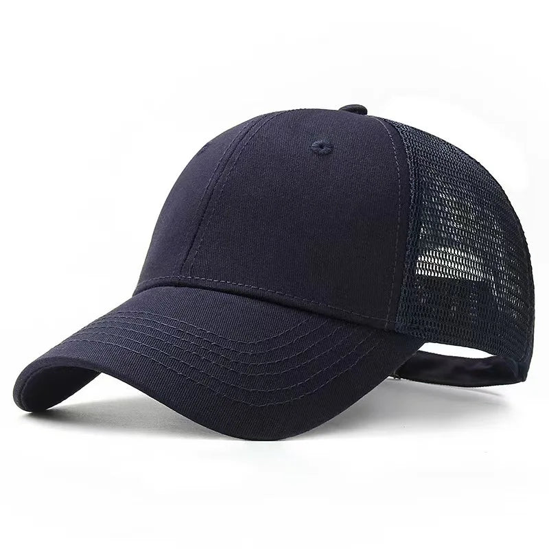 Oversize Trucker-kasket med store masker til mænd med stort hoved – XXL-baseballkasket – åndbar „Dad Hat“ – 58–60 cm, 60–65 cm