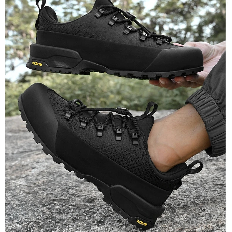 2025 New Hiking Shoes Non-Slip Grip Men's Spring Fall Outdoor Casual Sports Shoes Breathable Comfortable Durable Leisure Sneaker
