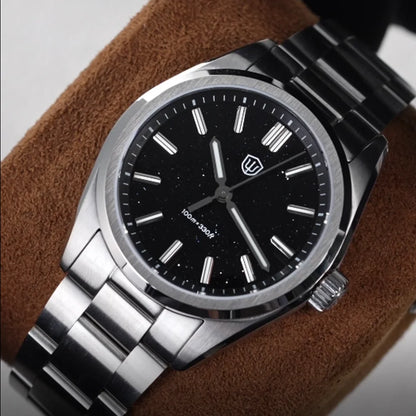 Watchdives WD0003B ‌Aventurine Dial Watch VH31 Quartz Movement Sapphire Crystal Luminous 100m Waterproof 36mm Vintage Watches