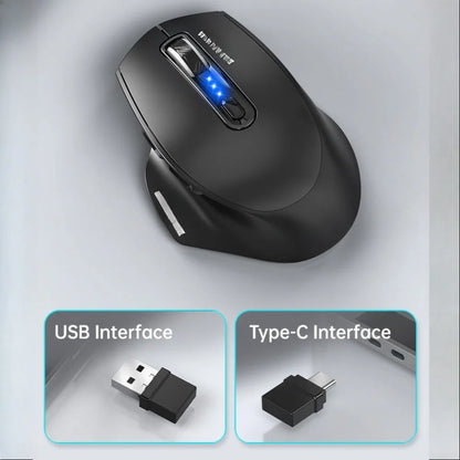 USB Wired Mouse RGB Backlight Silent Ergonomic Mouse with Adjustable DPI for PC, Laptop, Office, Gaming & Home Use