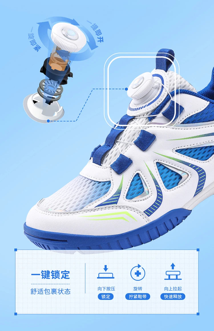Tischtennisschuhe für Paare, leichte Sportschuhe für Badminton, rutschfeste Outdoor-Herrenschuhe, atmungsaktive Wettkampf- und Trainingssneaker