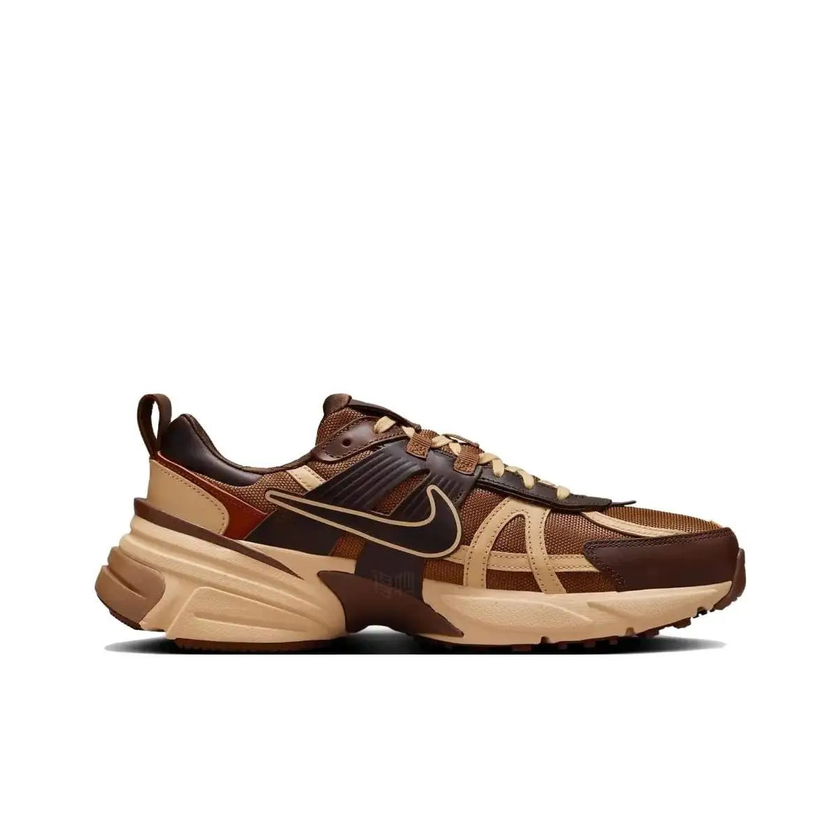 Nike V2K Run Soft, Comfortable, Breathable Low-Top Running Shoes Unisex Brown HQ3445-222
