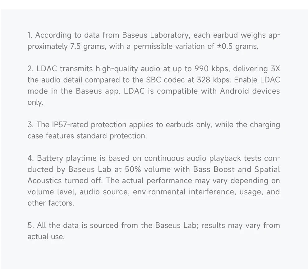Baseus Eli Sport 2 Open-Ear Wireless Earphones Bluetooth 6.0 OWS Headphones Hi-Res with LDAC OWS Earphones Earhook Sport Earbuds