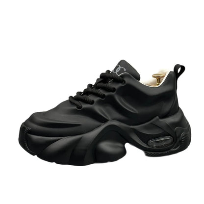 Zapatillas deportivas para hombre de talla grande, estilo «New Dad», con suela de plataforma gruesa, modernas, versátiles, informales, deportivas, de moda, cómodas y para el día a día.