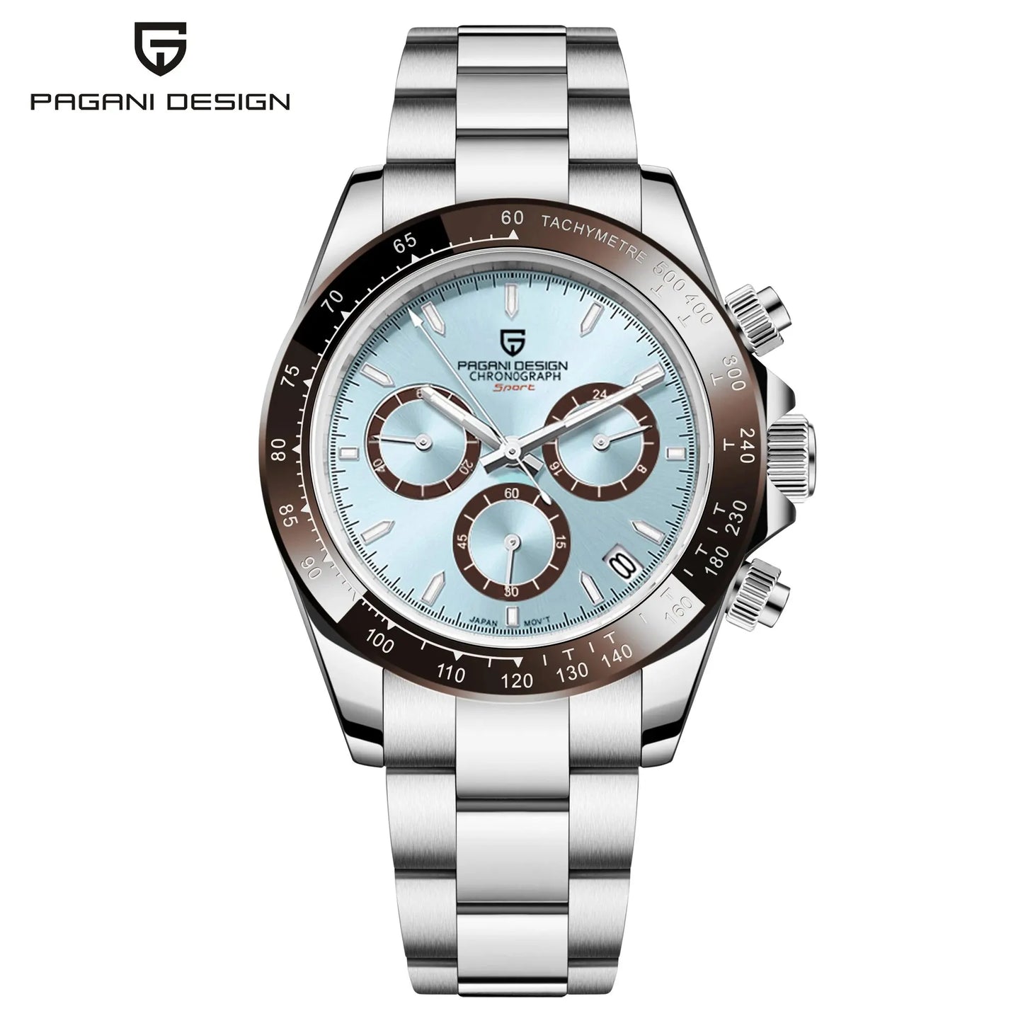 2026 New PAGANI DESIGN Chronograph Luxury Quartz Wrist Watch For Men Automatic Date 100M Waterproof JAPAN VK63 Movt Reloj Hombre