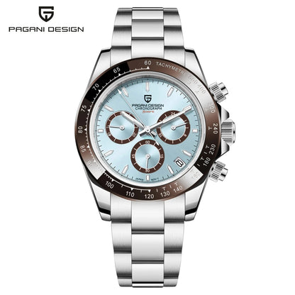 2026 New PAGANI DESIGN Chronograph Luxury Quartz Wrist Watch For Men Automatic Date 100M Waterproof JAPAN VK63 Movt Reloj Hombre