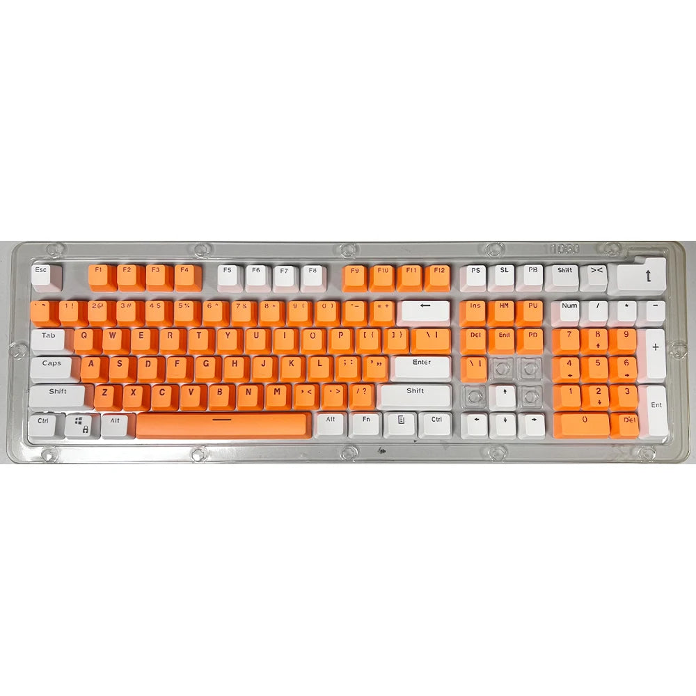 106 Keys Grey Red Keycaps PBT Specials Keycap Backlit Two-Color Key Caps For MX Switch 61/87104 Mechanical Keyboard