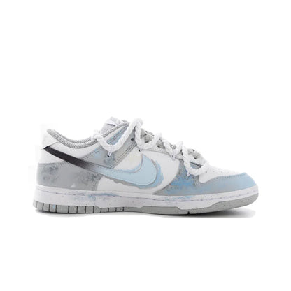 Custom Sneakers Nike Dunk Cyberpunk Graffiti Gradient Blended Artistic Low-Top Unisex Skate Shoes