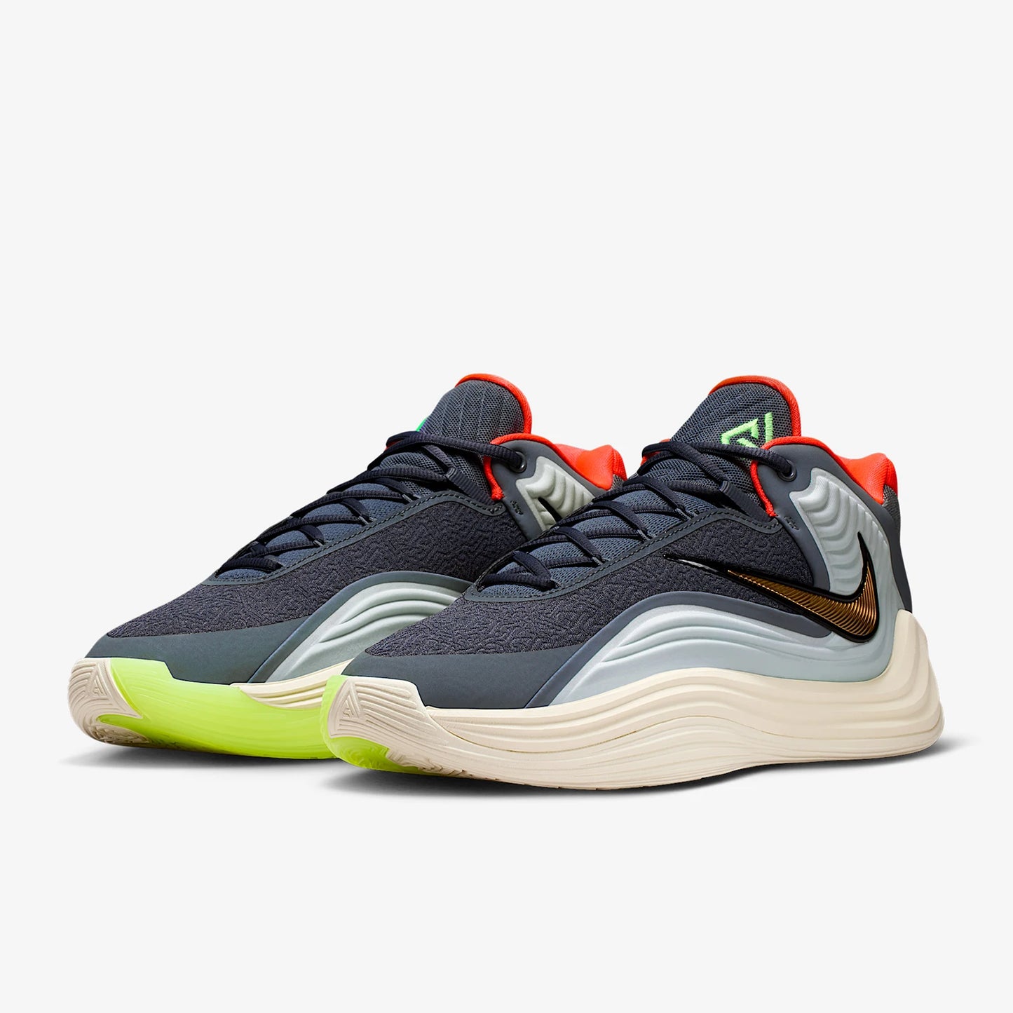 Nike Originals Spring Mens Mid-Cut Durable Sports Basketball Shoes HF3451-008