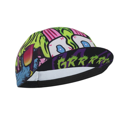 Cappellino da ciclismo con teschio per uomo e donna, cappellino sportivo da esterno, estivo, traspirante, da indossare sotto il casco da ciclismo