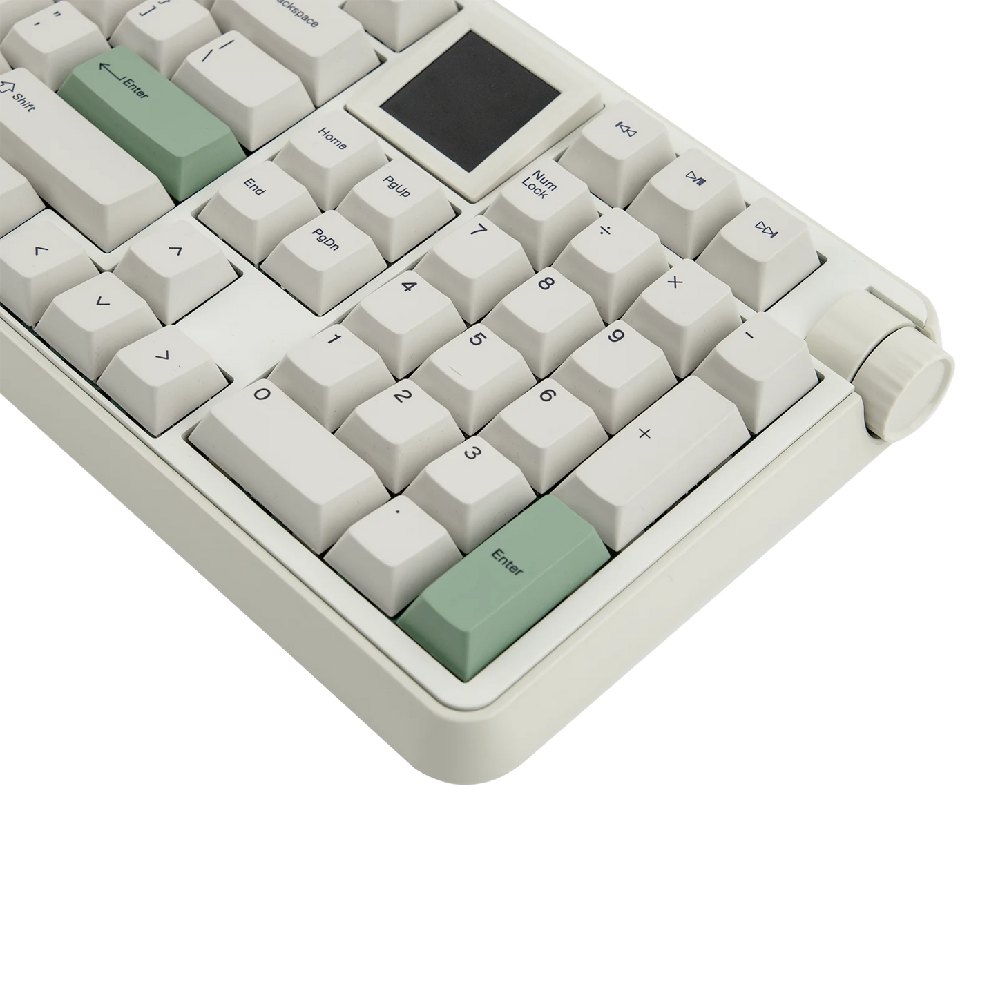 EPOMAKER RT100 PRO 100% ANSI US Layout Gasket Wired/Bluetooth/2.4Ghz Wireless Mechanical Keyboard 1.54” Screen & Volume Knob