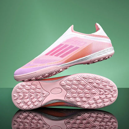 Nouvelles chaussures de football pour hommes, crampons longs d'entraînement, chaussures de football pour matchs en extérieur, crampons pour garçons et adultes, respirantes, antidérapantes, confortables pour le sport