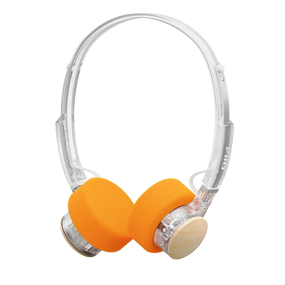FIIO EH11 On-Ear Bluetooth Headphones – Hi-Res LDAC Wireless Bass Headset, 30H Battery, Dual Device Connection & Lightweight Retro Design