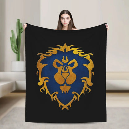 WOW World of Warcraft Blankets Quality Soft  Bedding Throws Winter Kids Bedroom Novelty Bedspread